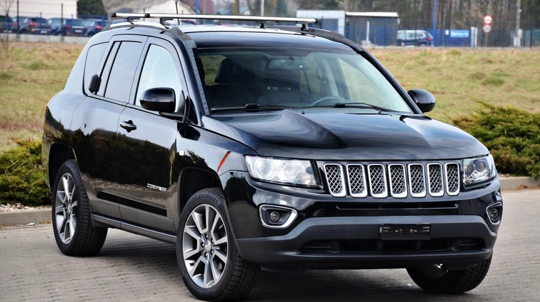 Jeep Compass cena 49700 przebieg: 222000, rok produkcji 2013 z Cybinka małe 277